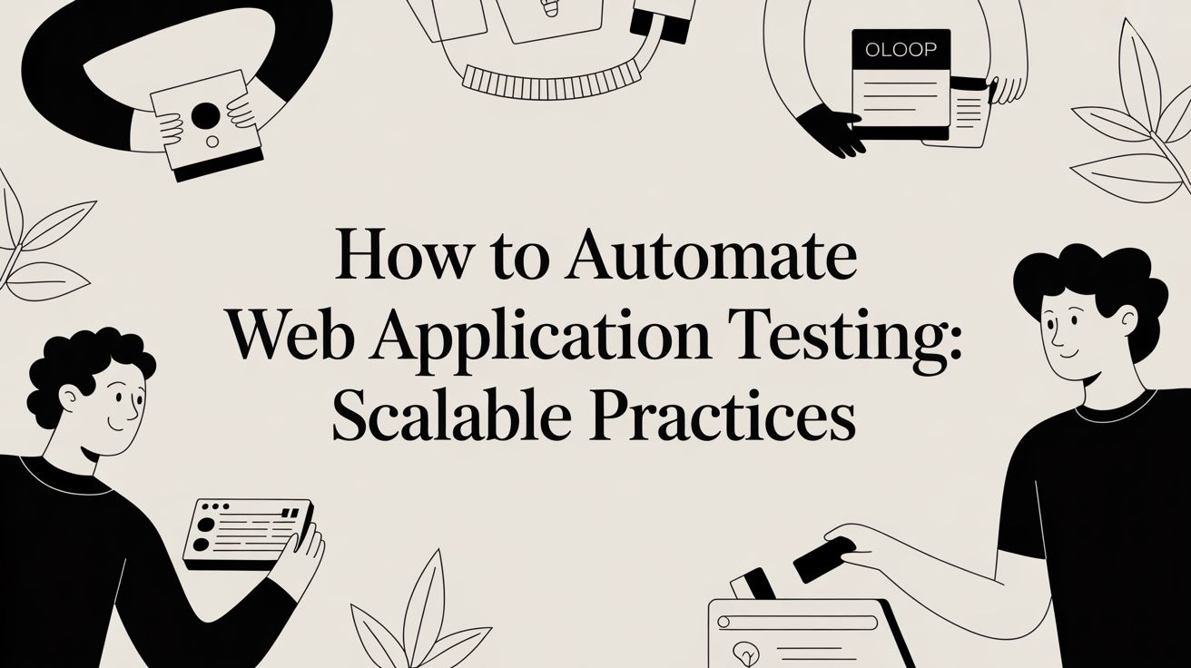 How to automate web application testing: scalable practices - TestDriver