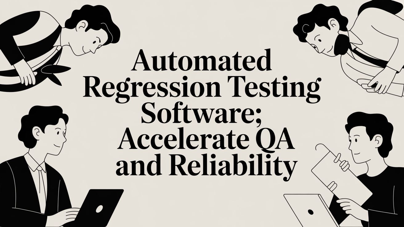 Automated regression testing software: Accelerate QA and reliability ...