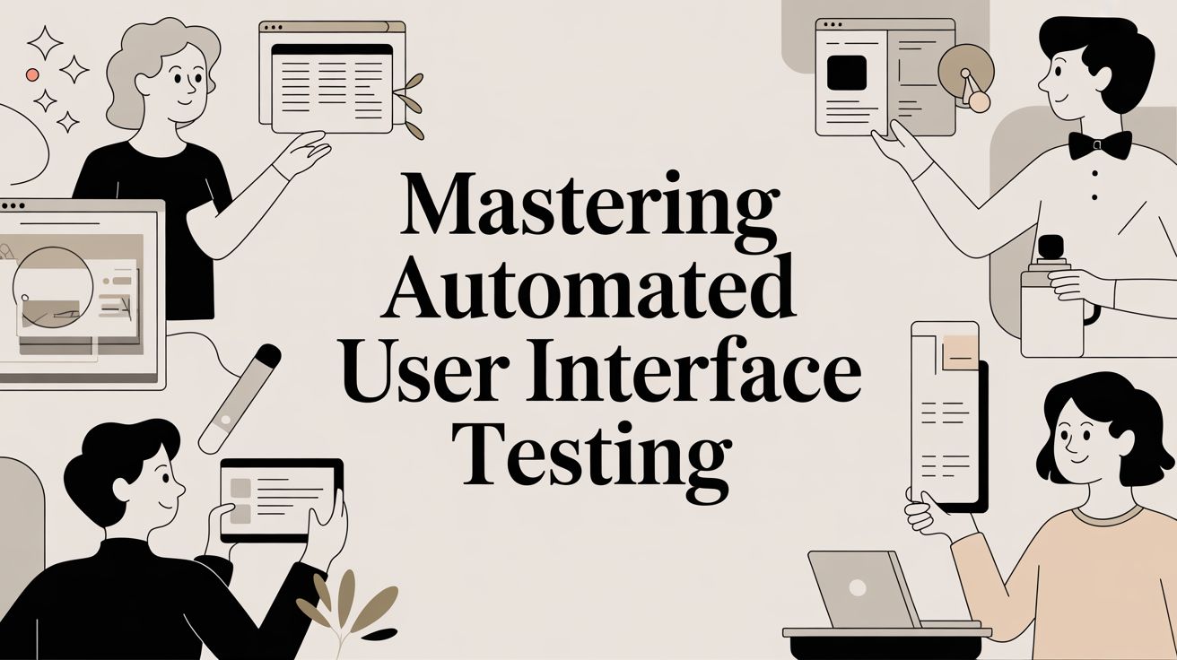 Mastering Automated User Interface Testing - TestDriver