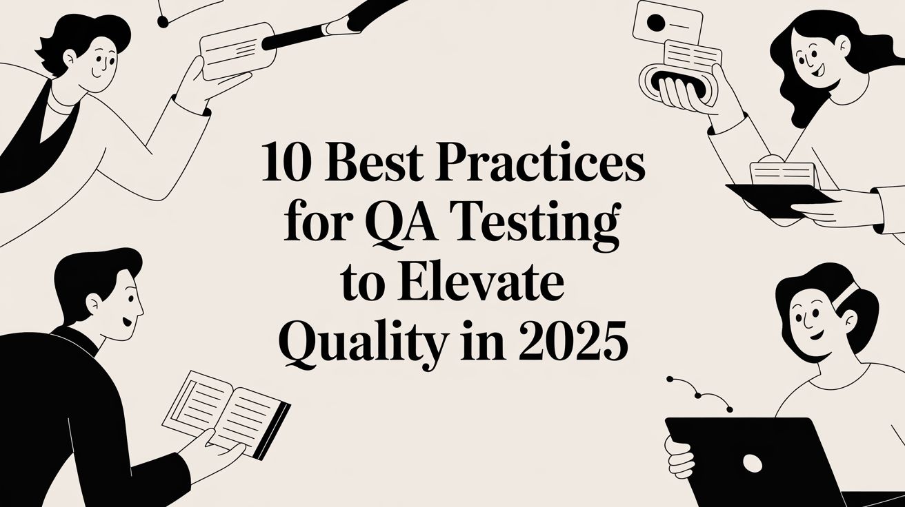 10 Best Practices for QA Testing to Elevate Quality in 2025 - TestDriver