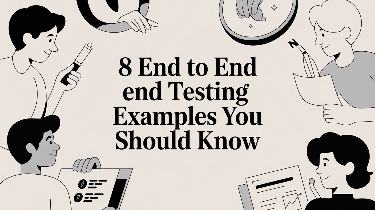 8 End to end testing examples You Should Know - TestDriver