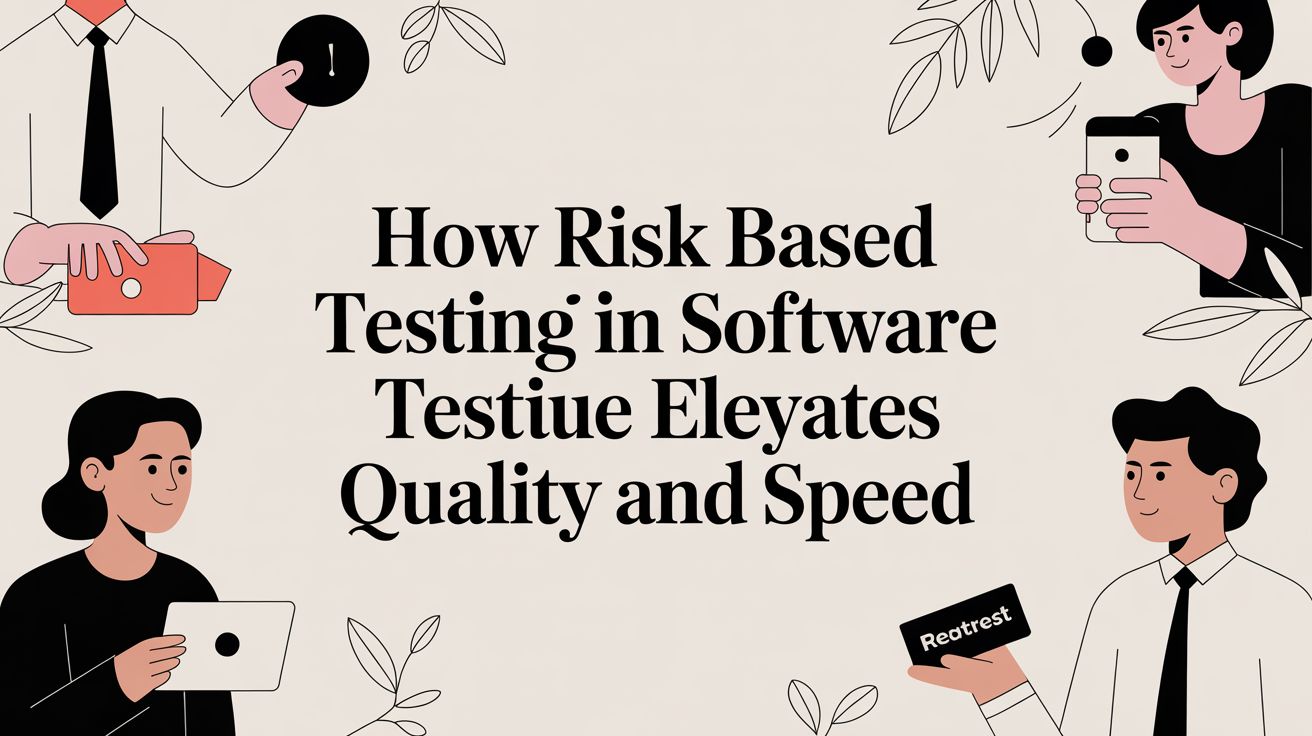 How risk based testing in software testing Elevates Quality and Speed ...