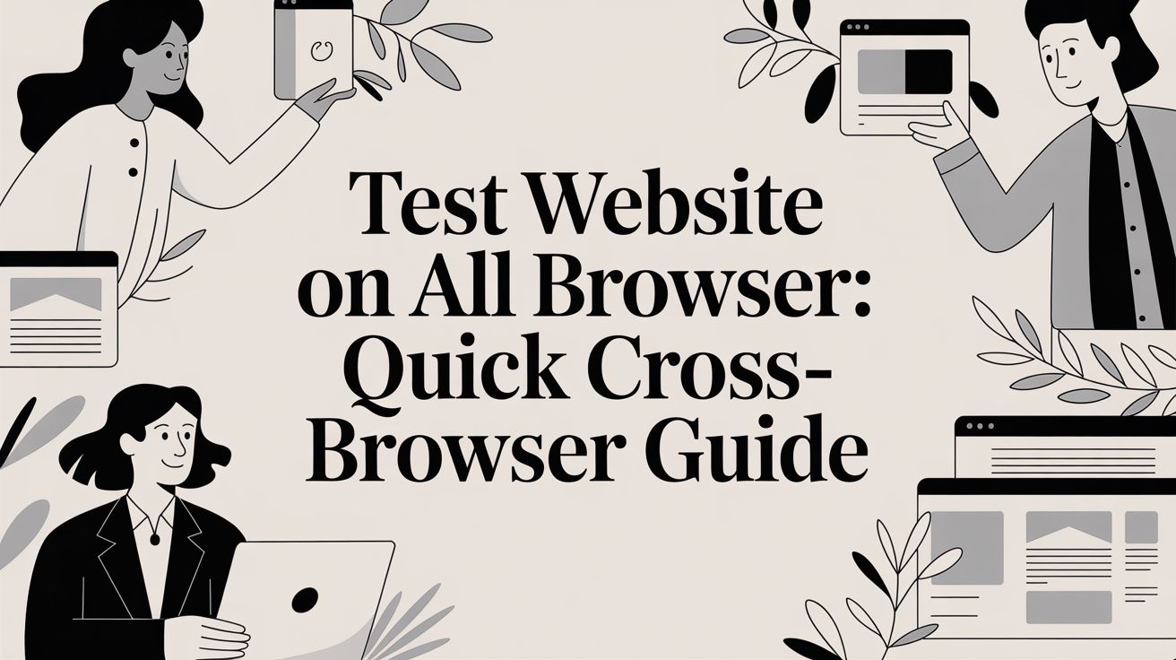 test website on all browsers: Quick Cross-Browser Guide - TestDriver