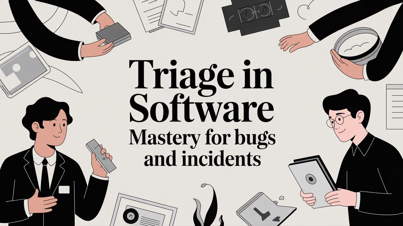 Triage in Software: Mastery for Bugs and Incidents - TestDriver
