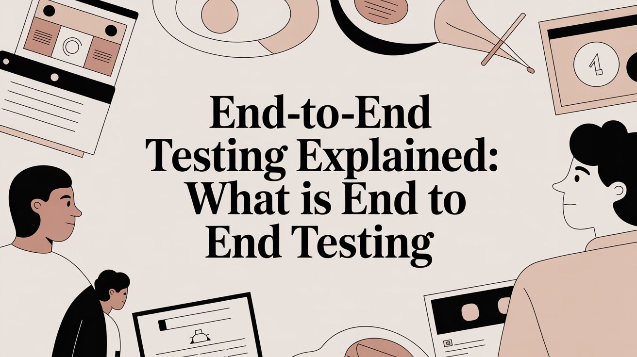 End-to-end testing explained: what is end to end testing - TestDriver